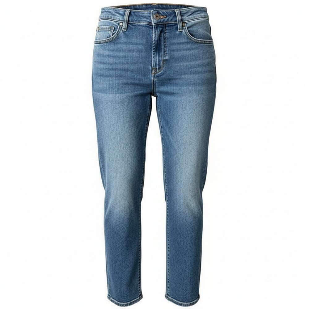 Fidelity Denim Jimi Town Light Boyfriend Jeans Coronado Wash Blue Size 27 Q3032